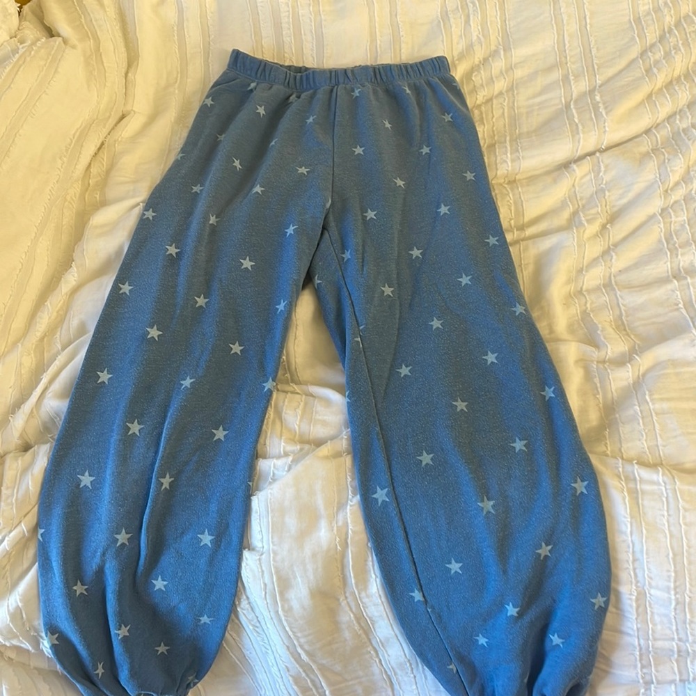 Wild fox blue star sweatpants